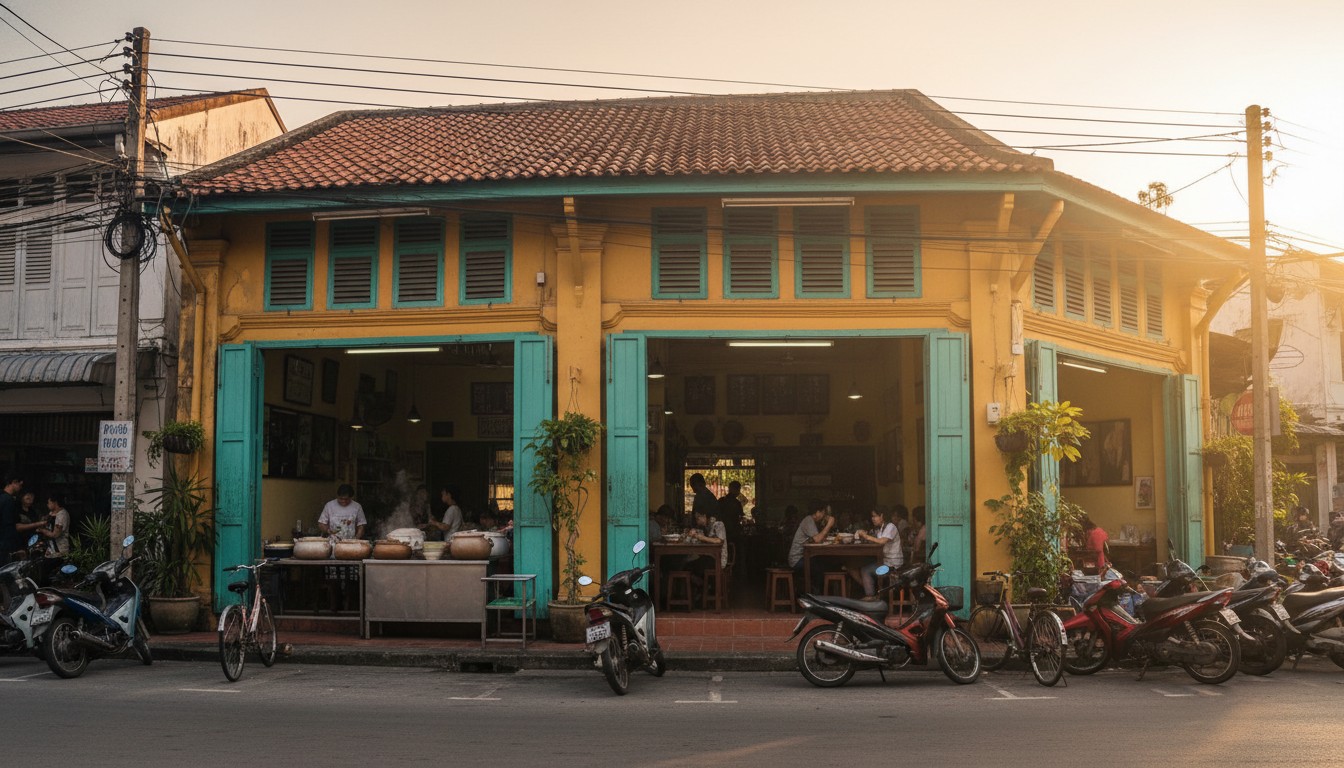 ร้านขนมจีนป้าวรรณ - view