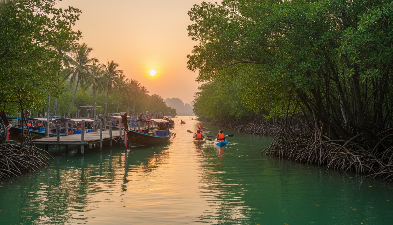 ป่าชายเลนคลองมุดง - view